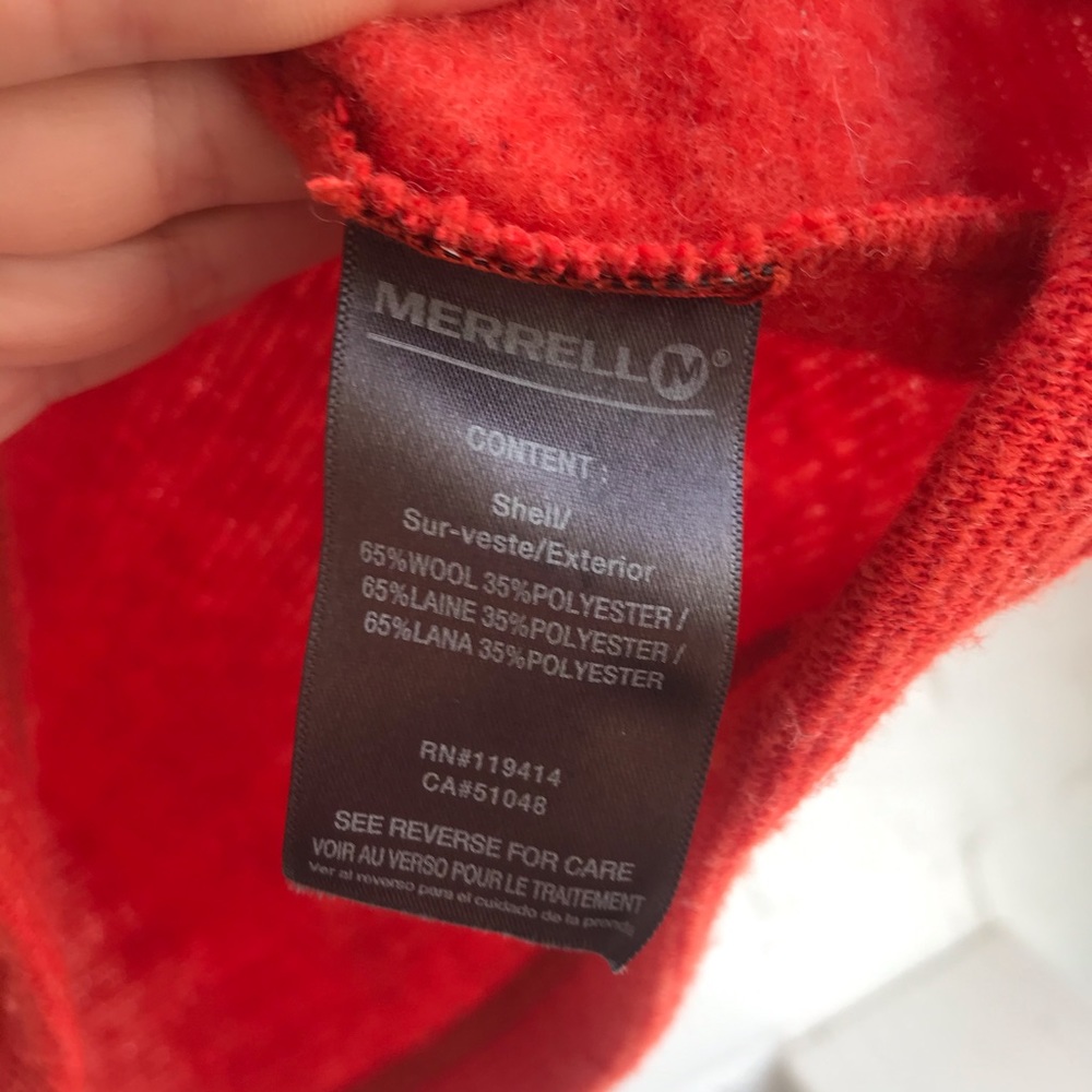 Merrell Toggle Wool Jacket Size Small - image 5